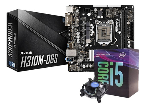 Processador Intel I5 8400 + Placa-mãe Asus Rock H310m-dgs