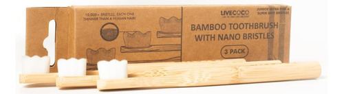 Cepillos De Dientes De Bambú, Nanocerdas (junior)