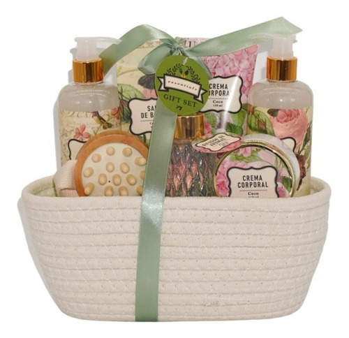 Set Canasto De Spa Relajación Corporal Gift