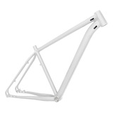 Quadro Bicicleta Aro 29 Alumínio 6061 Alfameq Sem Adesivo Cor Branco Tamanho Del Quadro 15