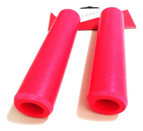 Puños De Bicicleta Vp Grips Lisos Rojos