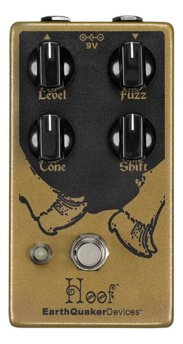 Pedal De Guitarra Earthquaker Hoof Hybrid Fuzz Gold