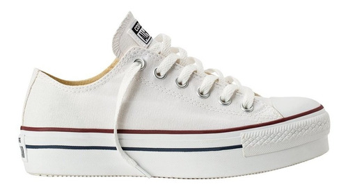 Zapatillas Converse All Star Chuck Taylor Ox Platform Blanco