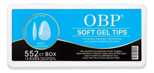 Obp Soft Gel Tips Uñas Postizas Diferentes Modelos Y Tamaños | Meses sin interés