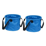 Set De 2 Cubos Plegables Alipis Para Pesca: Ligeros, Resiste