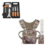 Binocular Harness Chest Pack With Rangefinder Pouch & Game P