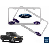 Par Porta Placas Ford Ranger 2.3 1997 Original