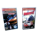 Burnout Legends + Need For Speed Underground Rivals Psp Umd 