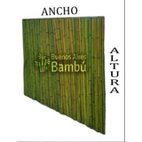 Cerco De Caña De Bambu Tacuara 1m Base X 050 Altura 