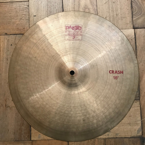 Platillo Paiste 2002 Crash 16 