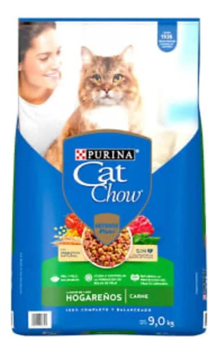 Croquetas Para Gato Purina Cat Chow Hogareño 9kg