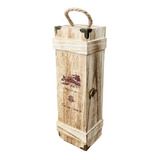 Caja De Madera Para 1 Botella De Vino / Runn