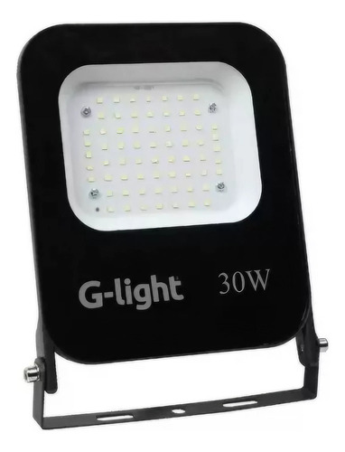 Refletor Led 30w 6500k 12v-24v Para Trailer E Food Truck Cor Da Carcaça Preto