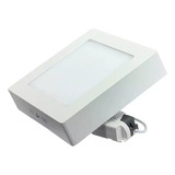 Plafon Foco Led Sobrepuesto Cuadrado 18w