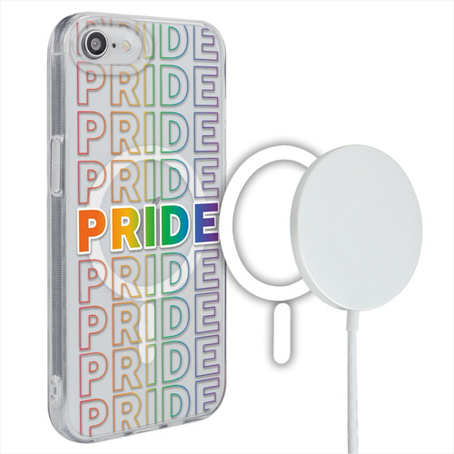 Funda Para iPhone Magsafe Lgbt Pride Colores Gay Arcoíris