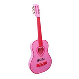 Guitarra Acústica Schoenhut 31'' Rosa Para Niños