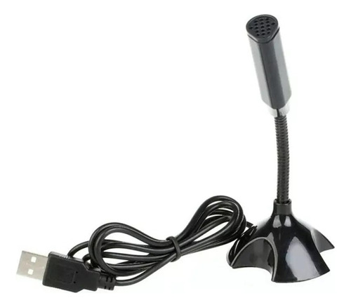 Micrófono De Escritorio Plug Usb Para Pc Macbook Y Portátil.