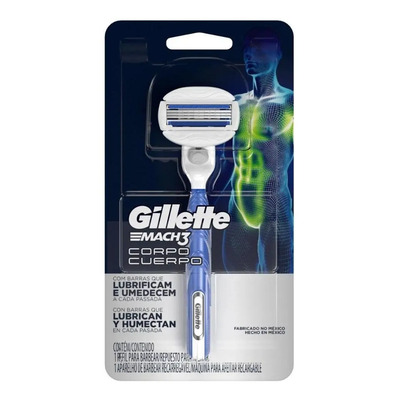Aparelho Recarregável E Carga Corpo Gillette Mach3 | MercadoLivre