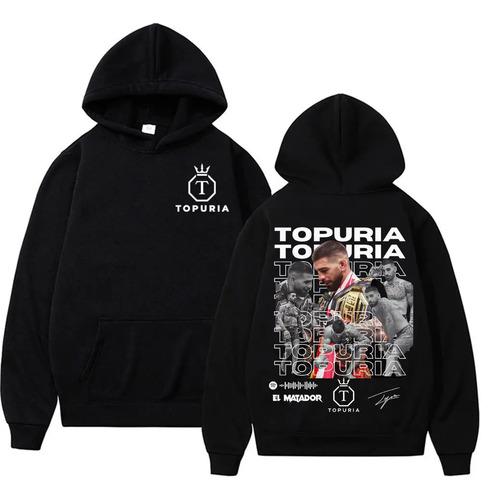 Sudaderas Con Capucha El Matador Ilia Topuria Con Estampado