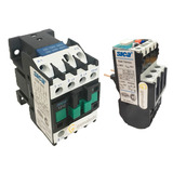 Contactor Tripolar 12a 24v/220v + Relevo Termico 12-18a Sica