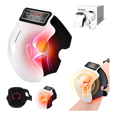 Masajeador De Rodilla Electricos Inteligente Amasar Calentar Blanco