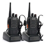 Kit X 2 Handy Baofeng Radio Walkie Talkie Bf888s 16ch Uhf 