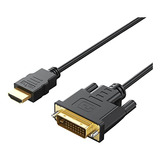 Cable Uv Hdmi A Dvi De 6.6 Pies  Bidireccional Dvi-d A Hd