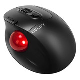 Mouse De Trackball Bluetooth Deluxe, Rollo Ergonómico Inalám