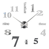Reloj De Pared 3d Diy  Sin Marco Grande 3d Moderno Reloj De