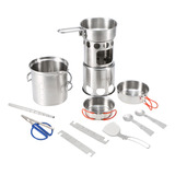 Kit De Utensilios De Cocina Lixada Para Acampar, Portátil Pa