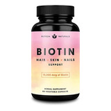 Biotina 10000 Mcg Para El Cabello, Uñas Y Piel