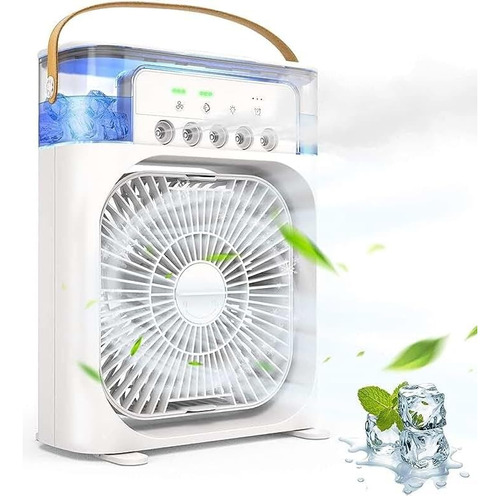 Mini Ventilador Climatizador Portatil Reservatório Agua Gelo