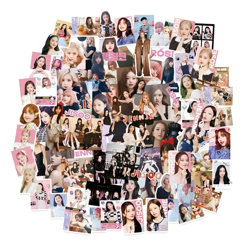 Blackpink Kpop Música Corea 50 Calcomanías Pvc Vs Agua