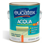  Tinta Epoxi B. Agua 900ml Branco Eucatex P/ Madeira E Metal