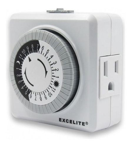 Programador Electrico Timer Reloj 110v 24h Temporizador