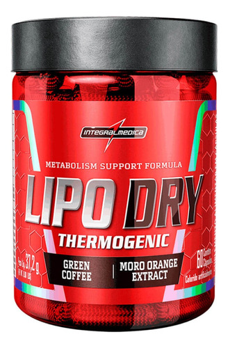 Termogênico Lipo Dry 60 Caps Integralmedica - Original