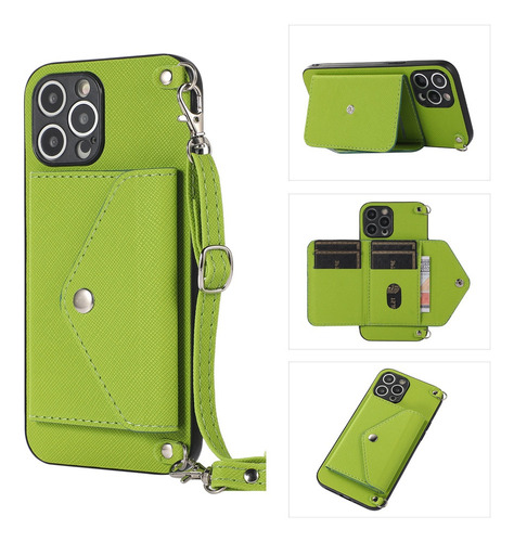 Funda Protectora De Piel Con Cordón Para Huawei .