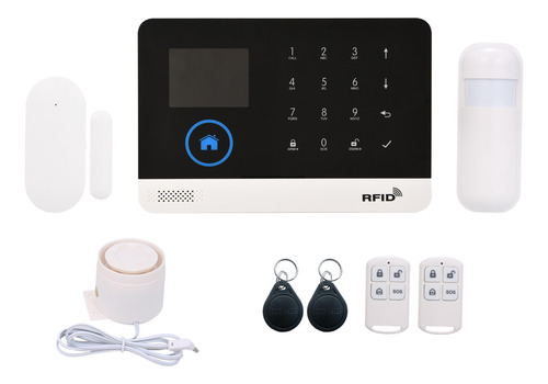 Sistema De Alarma Wifi, Alarma De Puerta, Pantalla De Seguri