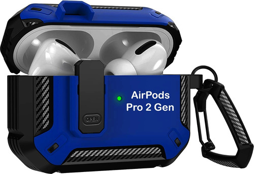 Carcasa Funda Protectora Antigolpes Para AirPods Pro 2 Gen