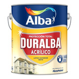 Duralba Pintura Látex Acrílico Exterior Blanco 1 Lts