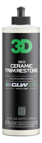 Ceramic Trim Restore 3d Glw 16oz (restaurador De Plásticos)