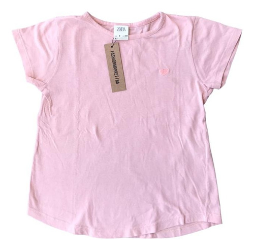 Remera Rosa Lisa Nena Zara Talle 8 Años No Mimo Checky 