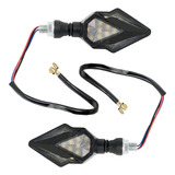 Direccional Diamante Secuencial C/cuarto Ambar Led Set 12v