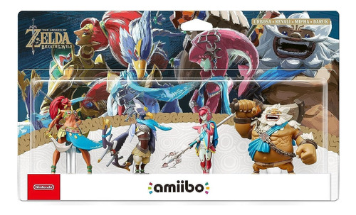 Amiibo The Champions Set -breath Of The Wild Collection 