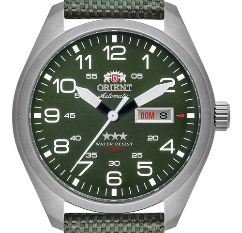 Relógio Orient Masculino Automatico Militar F49sn020 E2ep