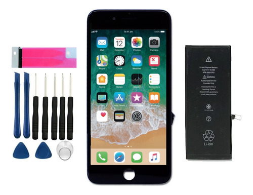 Kit Display + Bateria Para iPhone 8 Plus A1864 A1897 A1898