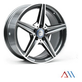 Rin 18x8 - 5/112 Gris Oxford Maquinado Cb 56.76