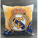 Cojines Personalizados Real Madrid Logo Futbol 40cm