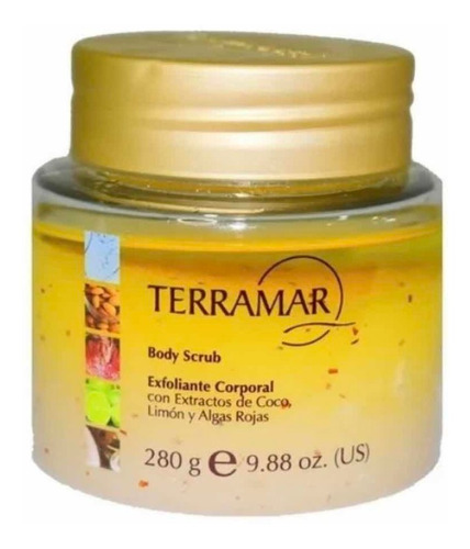 Terramar Exfoliante Corporal Coco,limón Y Algas Rojas+regalo