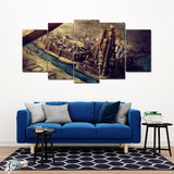 Cuadro Game Of Thrones Decorativo Moderno Poliliptico Mapa